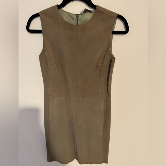Vince Suede Sleeveless Dress - Picture 5 of 6